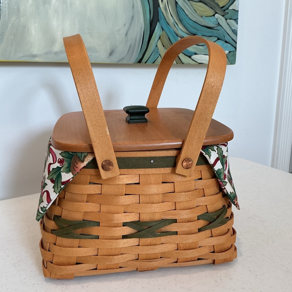 Vintage Longaberger Holiday Basket